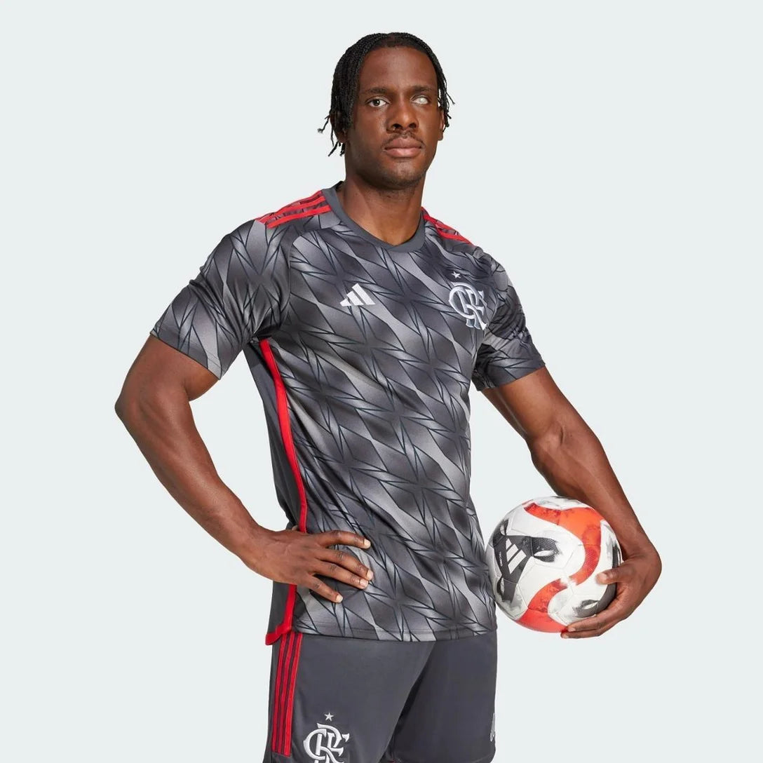 Camisa Flamengo III 24/25 s/n Adidas Masculina - Cinza