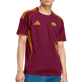 Camisa Roma I 25/26 s/n Torcedor Adidas Masculina - Bordô
