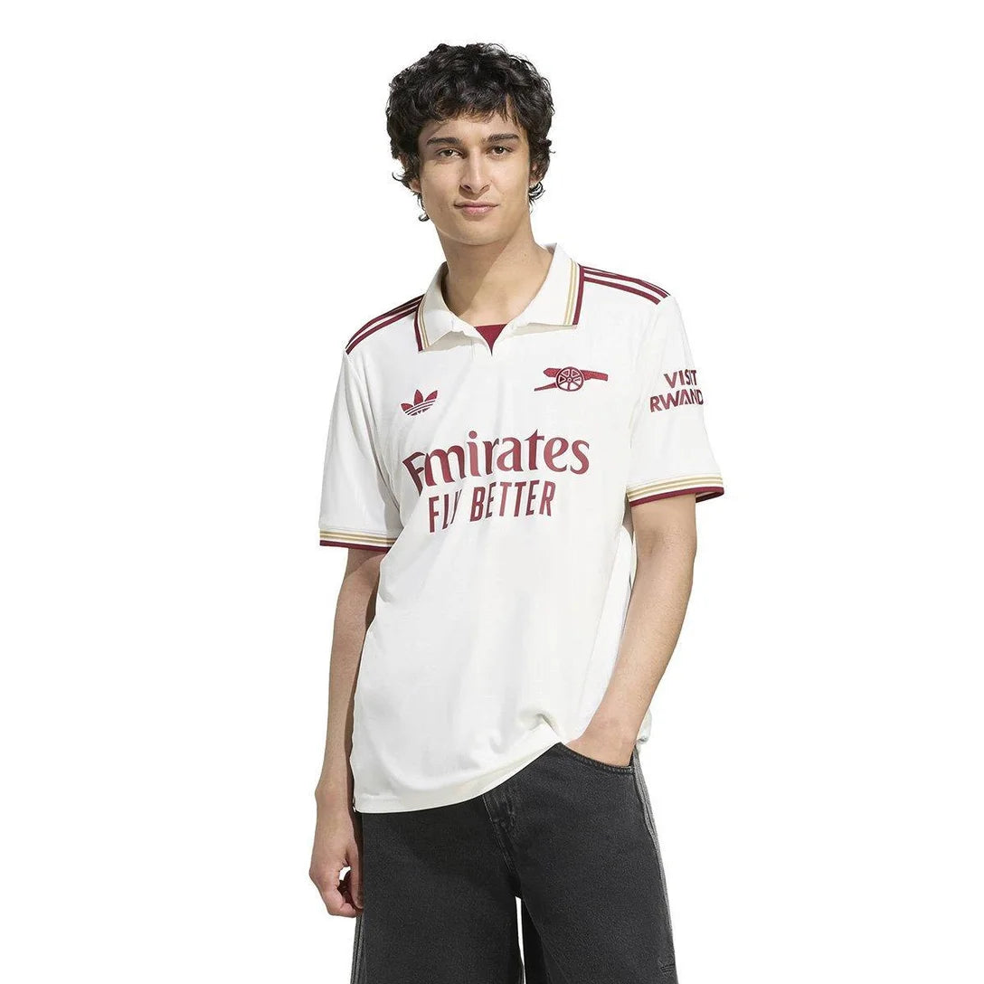 Camisa Arsenal III 25/26 s/n Torcedor Adidas Masculino - Branco