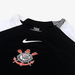 Camisa Nike Corinthians II 2025/26 Torcedora Feminina - Preto+Branco
