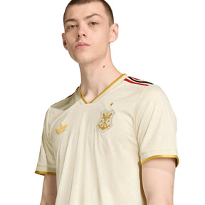 Camisa Flamengo III 25/26 Torcedor Adidas Masculina - Off White