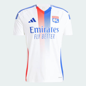 Camisa Olympique Lyonnais I 24/25 s/n° Torcedor Adidas Masculina - Branca