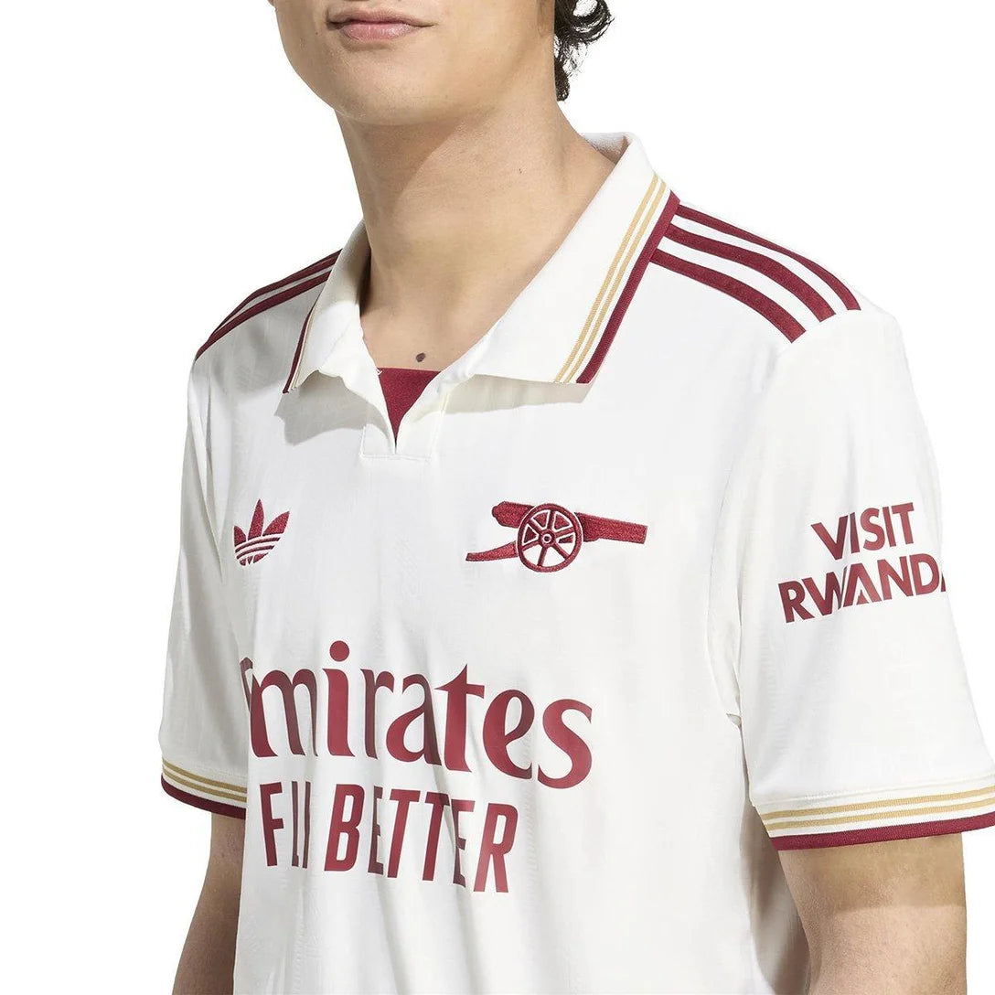 Camisa Arsenal III 25/26 s/n Torcedor Adidas Masculino - Branco
