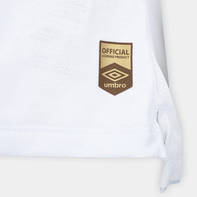 Camisa Santos I 25/26 s/n Jogador Umbro Feminina - Branco+Cinza