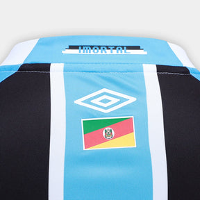 Camisa Grêmio I 25/26 Torcedor Umbro Masculina - Azul+Preto