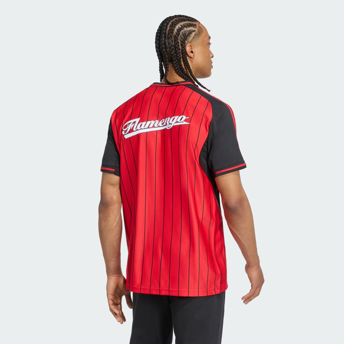 Camisa Flamengo Us Pack Basebol 25/26 Vermelha Botões
