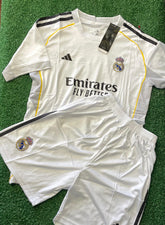 Conjuntinho Infantil Real Madrid Adidas Branca