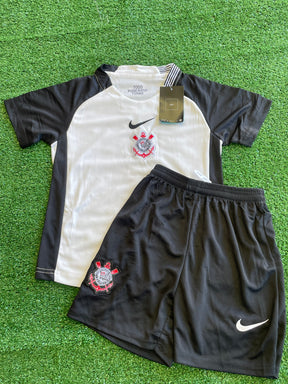 Conjuntinho Infantil Corinthians Nike Branco+Preto