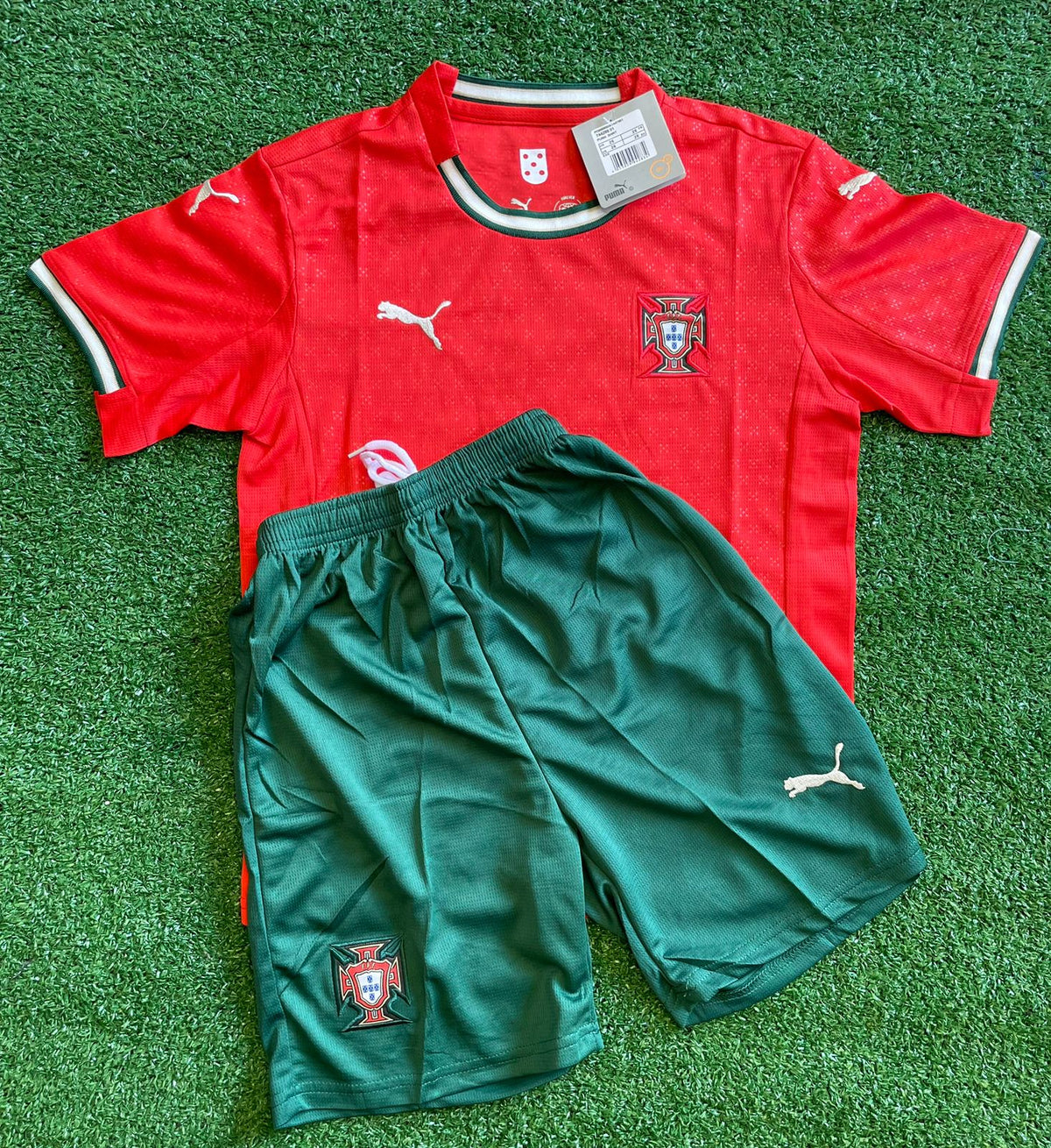 Conjuntinho Infantil Portugal Puma Vermelho