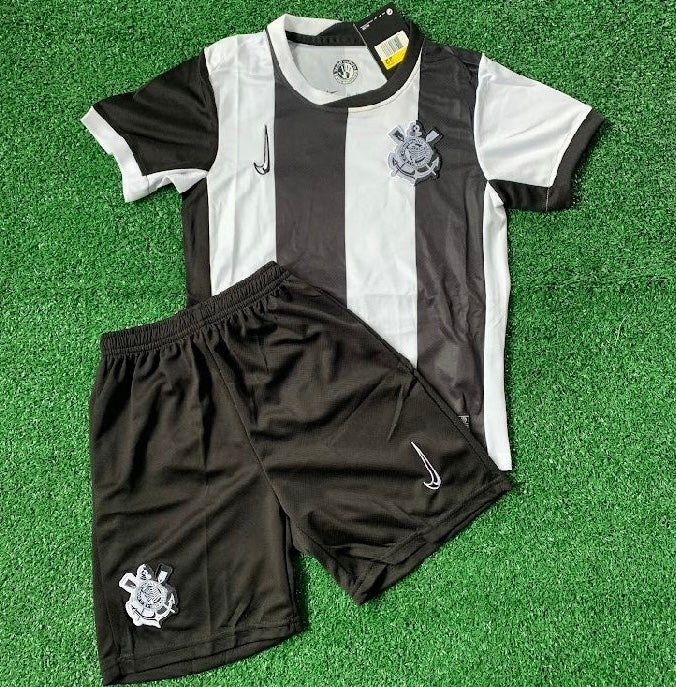Conjuntinho Infantil Corinthians Nike Branco+Preto