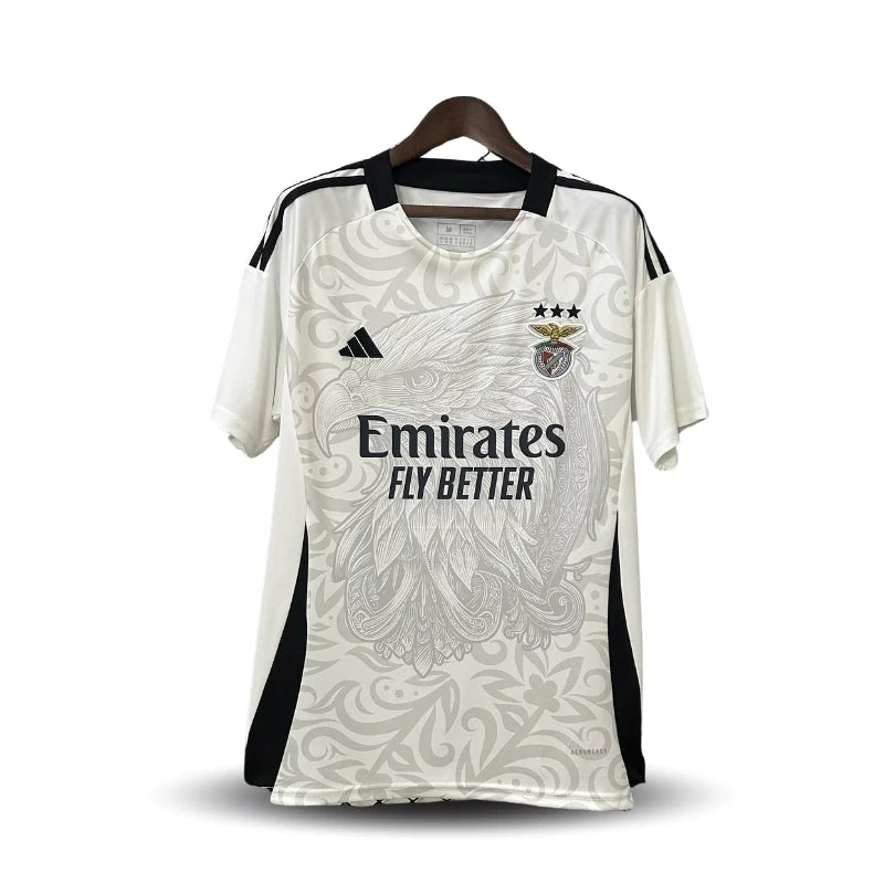 Camisa Benfica 25/26 s/n Torcedor Adidas Masculina - Branca