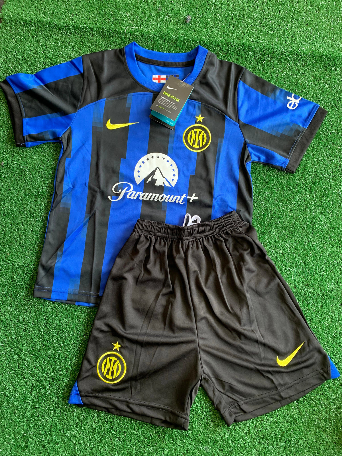 Conjuntinho Infantil Inter de Milão Nike Preto+Azul
