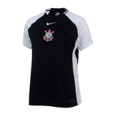 Camisa Nike Corinthians II 2025/26 Torcedora Feminina - Preto+Branco