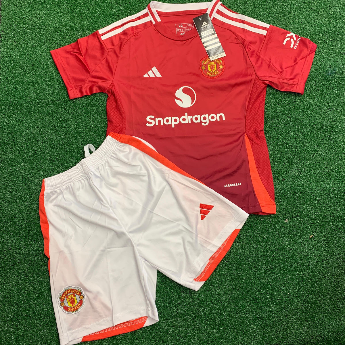 Conjuntinho Infantil Manchester United Adidas - Vermelho