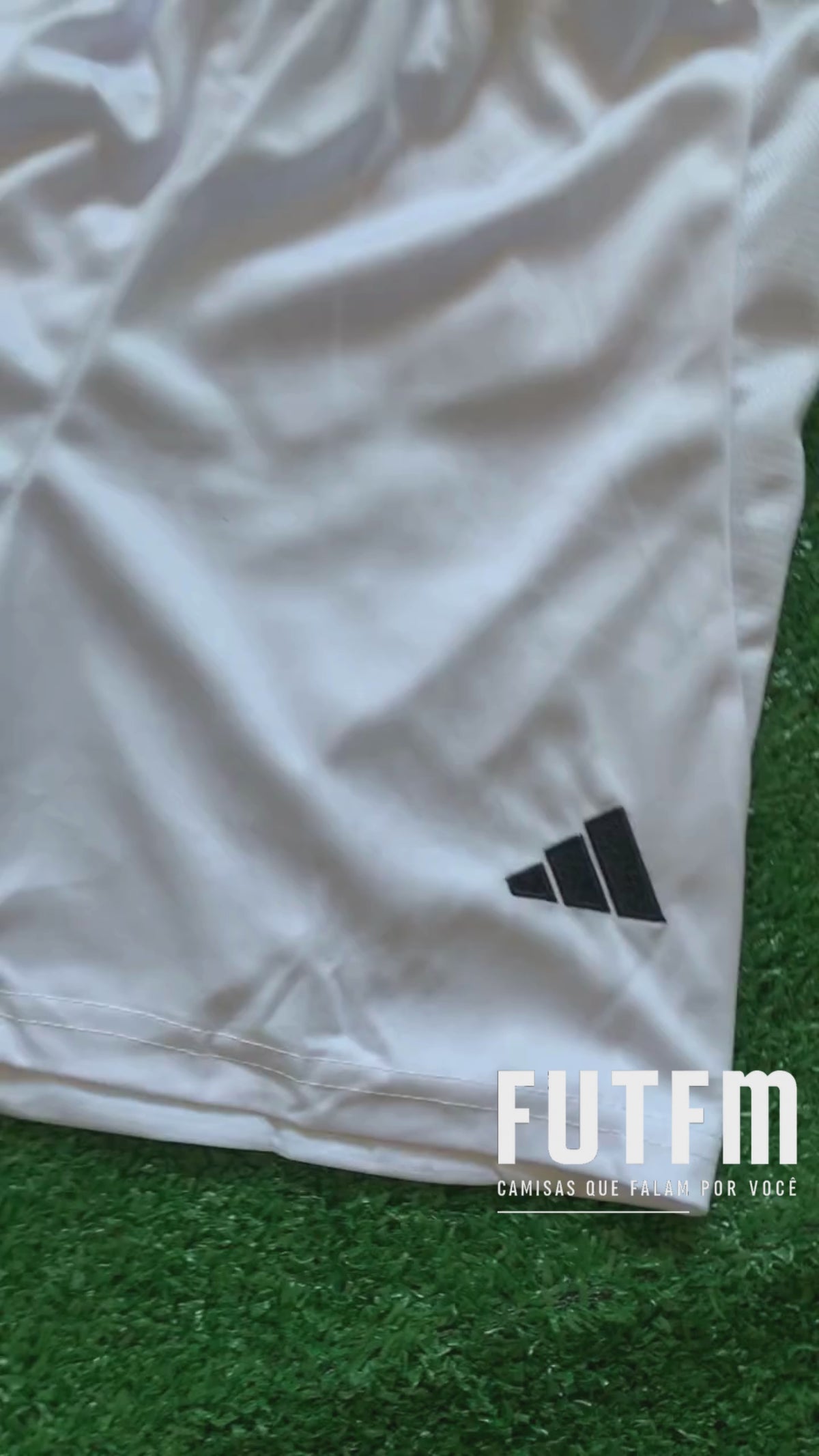 Conjuntinho Infantil Real Madrid Adidas Branco