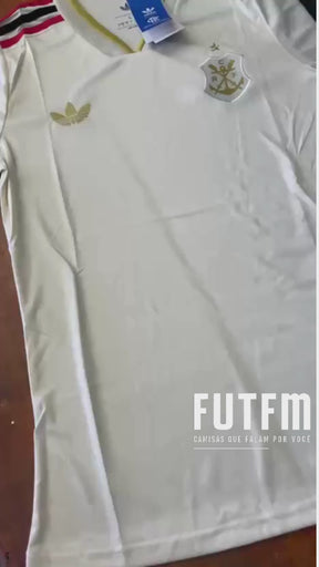 Camisa Flamengo III 25/26 Torcedor Adidas Feminina - Off White