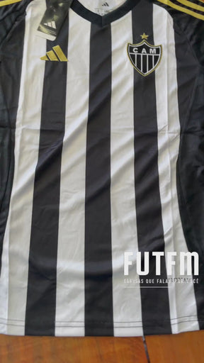 Camisa Atlético Mineiro I 25/26 s/n Torcedor Adidas Feminina - Preto