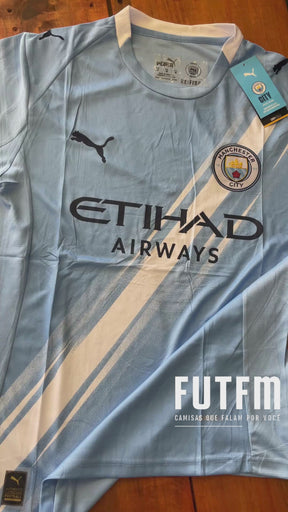 Camisa Manchester City I 25/26 s/n Torcedor Puma Masculina - Azul