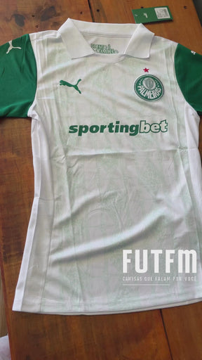Camisa Palmeiras II 25/26 s/n Torcedor Puma Feminina - Branco