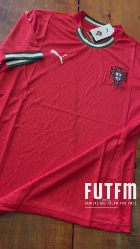 Camisa Seleção Portugal I 25/26 s/n Torcedor Puma Masculina - Vermelho