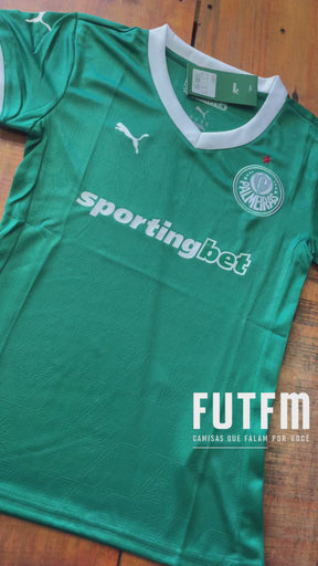 Camisa Palmeiras I 25/26 s/n Torcedor Puma Feminina - Verde