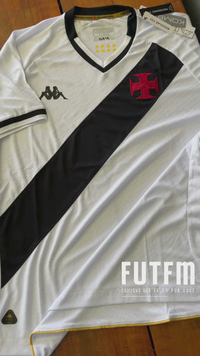 Camisa Vasco II 25/26 s/n Torcedor Kappa Masculino - Branco+Preto
