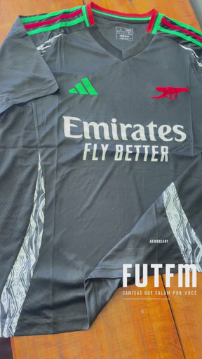 Camisa Arsenal II 24/25 s/n - Torcedor Adidas Masculino - Preta