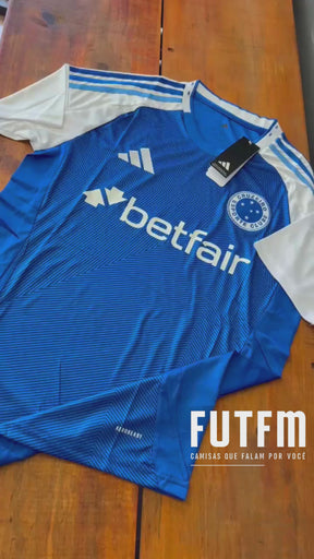 Camisa Cruzeiro I 25/26 s/n Torcedor Adidas Masculina - Azul