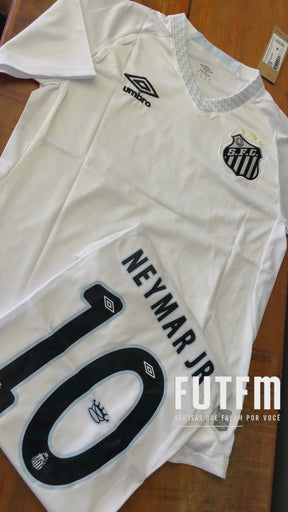 Camisa Santos I 25/26 s/n Torcedor Umbro Masculina - Branco+Cinza