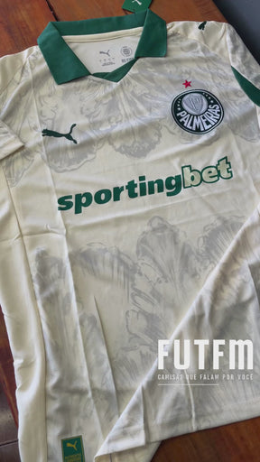 Camisa Palmeiras KidSuper 25/26 s/n Torcedor Puma Masculina - Off White