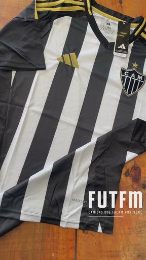 Camisa Atlético Mineiro I 25/26 s/n Torcedor Adidas Masculina - Preto