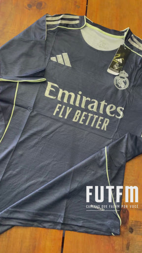 Camisa Real Madrid II 25/26 s/n Torcedor Adidas Masculina - Azul
