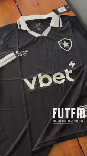 Camisa Botafogo II 25/26 s/n Torcedor Reebok Masculina - Preta