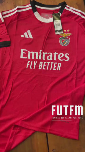 Camisa Benfica I 25/26 s/n Torcedor Adidas Masculina- Vermelho